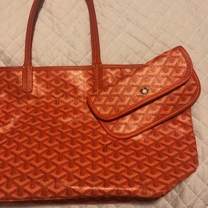Goyard St. Louis Tote PM Orange